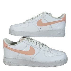 Nike Air Force 1 Women’s White Fossil Rose 2022 Sneakers Size 15.5 WMS 14 Mens